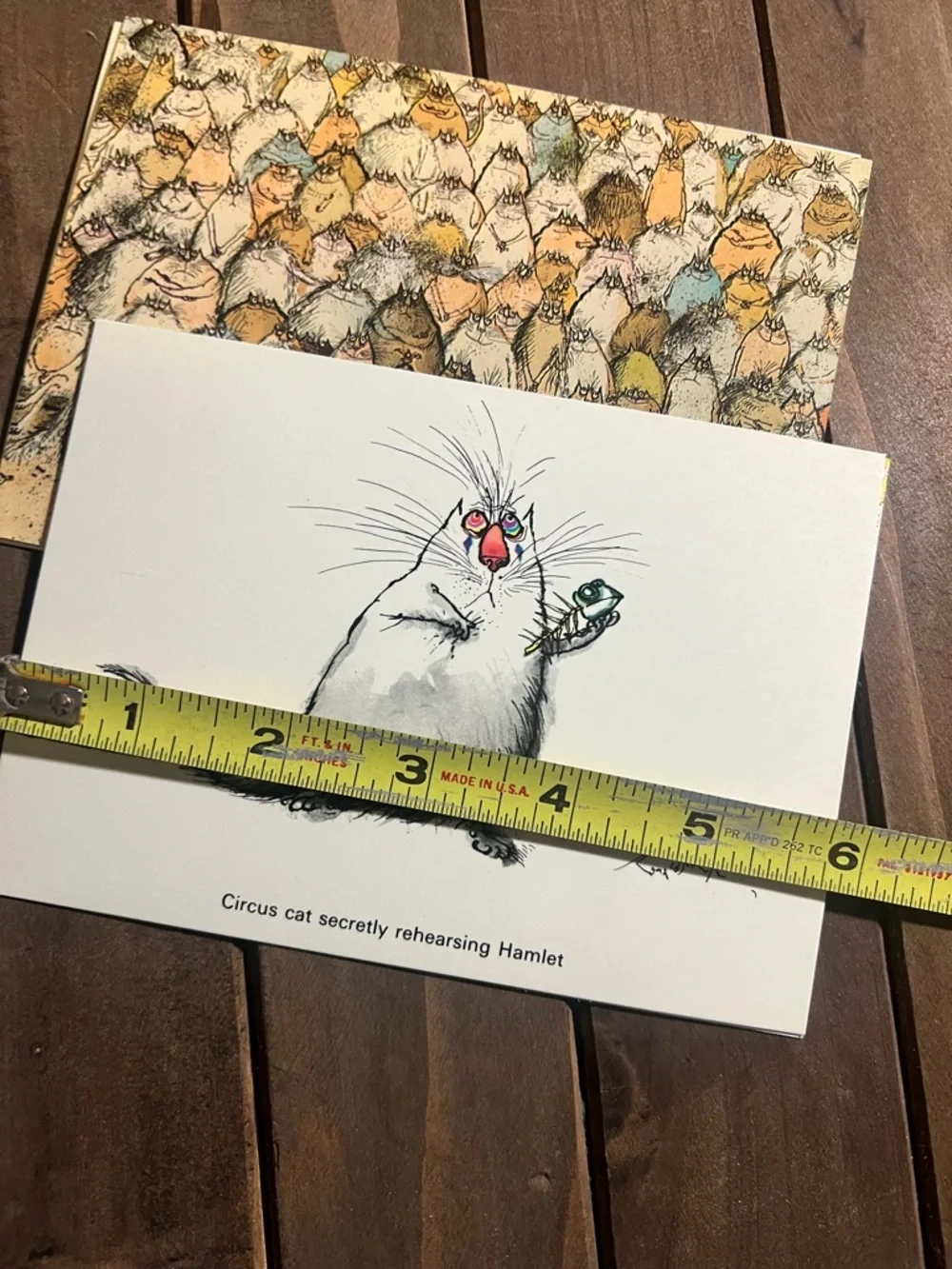 Lot 4 Vintage Ronald Searle Art Postcards By Camden Graphics 1980s Unused